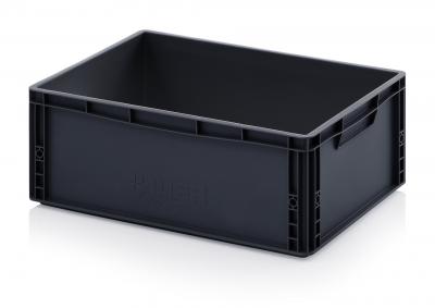 ESD Antistatic Euro Bin Containers - 60 x 40 x 22 cm (L x W x H) - 666 ESD EG 64/22 HG